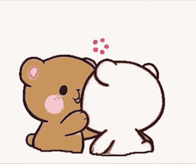 Happy bear hug